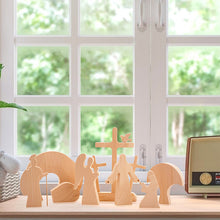 Indlæs billede til gallerivisning Påskedekoration i træ