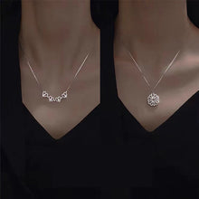 Indlæs billede til gallerivisning Hjerte-kløver halskæde