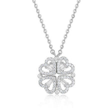 Indlæs billede til gallerivisning Hjerte-kløver halskæde