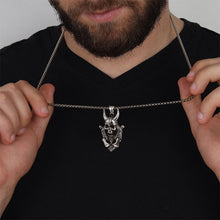 Indlæs billede til gallerivisning Sej dødningehoved halskæde