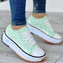 Indlæs billede til gallerivisning Trykte lærredssko