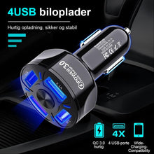 Indlæs billede til gallerivisning 4-IN-1 hurtig opladningsport til bil
