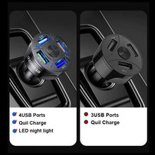 Indlæs billede til gallerivisning 4-IN-1 hurtig opladningsport til bil