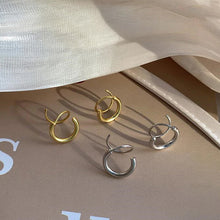 Indlæs billede til gallerivisning Minimalistiske Twist Wrap Krybende klatremaskine Cuff øreringe