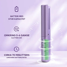 Indlæs billede til gallerivisning Genopladeligt mini glattejern