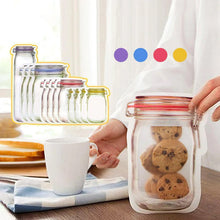 Indlæs billede til gallerivisning Krukke lynlåstasker, sæt med 5 stk