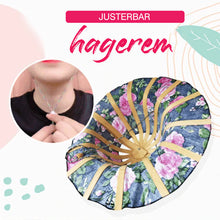 Indlæs billede til gallerivisning Bambus foldbar håndventilator solhat