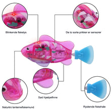 Indlæs billede til gallerivisning Svømmende robot fiskelegetøj til hund og kat