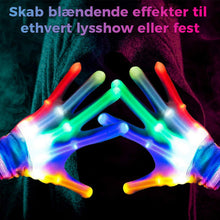 Indlæs billede til gallerivisning LED lysende skelethandsker