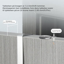 Indlæs billede til gallerivisning Udtrækkelig metal knagerække