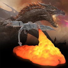 Indlæs billede til gallerivisning 3D LED Realistic Dragon Lamp Night Light
