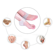 Indlæs billede til gallerivisning Silikone hælkappe til fodpleje, hvid