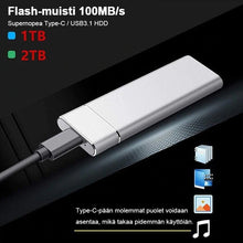 Indlæs billede til gallerivisning Bærbar ultrahurtig ekstern SSD-harddisk