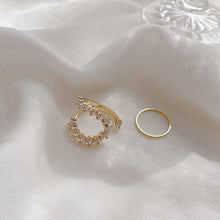 Indlæs billede til gallerivisning Justerbar skinnende ring