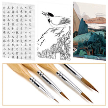 Indlæs billede til gallerivisning Malerpensler til ekstra fine linjer