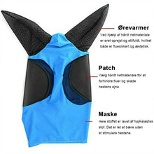 Indlæs billede til gallerivisning Maske til heste Anti-fly Mesh