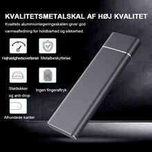 Indlæs billede til gallerivisning Bærbar ultrahurtig ekstern SSD-harddisk