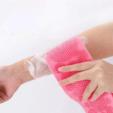 Indlæs billede til gallerivisning Silikone kropsskrubber bælte