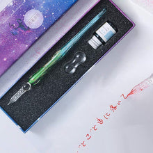 Indlæs billede til gallerivisning 2023 Kalligrafi-sæt Dyppeglas med blækpen