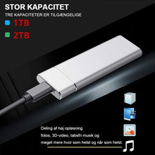 Indlæs billede til gallerivisning Bærbar ultrahurtig ekstern SSD-harddisk