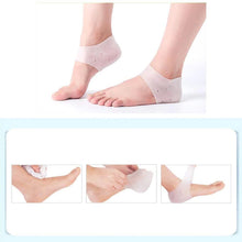 Indlæs billede til gallerivisning Silikone hælkappe til fodpleje, hvid