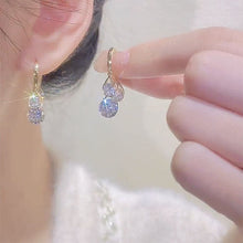 Indlæs billede til gallerivisning Shiny Heart Drop øreringe