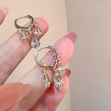 Indlæs billede til gallerivisning Shiny Heart Drop øreringe