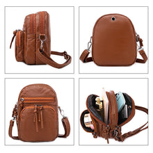 Indlæs billede til gallerivisning Skulder/Budbringertaske i blødt læder