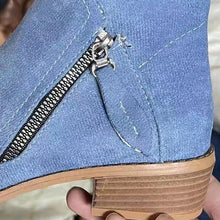 Indlæs billede til gallerivisning Ankelstøvler med sidelynlås og kraftig hæl (Dame)