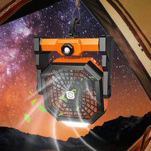 Indlæs billede til gallerivisning Camping blæser med LED lys