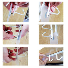 Indlæs billede til gallerivisning Stativ med 6 kroge til opbevaring under skabet