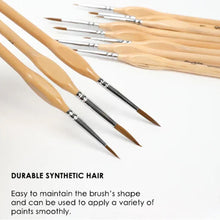 Indlæs billede til gallerivisning Malerpensler til ekstra fine linjer
