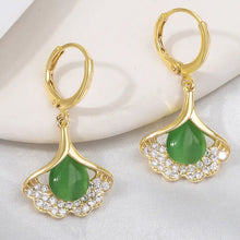 Indlæs billede til gallerivisning Stilfulde unikke Ginkgo øreringe