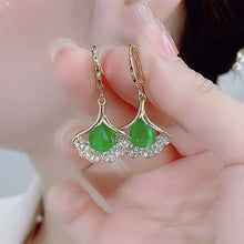 Indlæs billede til gallerivisning Stilfulde unikke Ginkgo øreringe