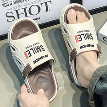 Indlæs billede til gallerivisning Afslappede sandaler med tyk skridsikker sål