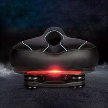 Indlæs billede til gallerivisning Cykelsadel med baglygte