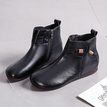 Indlæs billede til gallerivisning Bløde firkantede støvler i retrostil