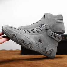 Indlæs billede til gallerivisning Handmade high boots with Velcro