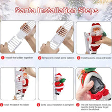 Indlæs billede til gallerivisning Elektrisk klatrende julemand