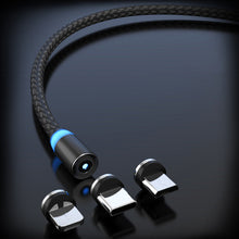 Indlæs billede til gallerivisning 3-IN-1 360° magnetisk kabel