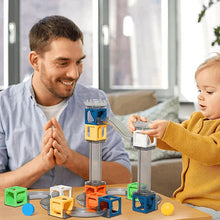 Indlæs billede til gallerivisning Magnetiske terninger til stabling af klodser Aktivitetslegetøj