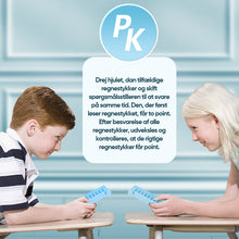 Indlæs billede til gallerivisning Matematisk øvelsestavle med regnestykker til børn