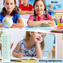 Indlæs billede til gallerivisning Matematisk øvelsestavle med regnestykker til børn