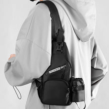 Indlæs billede til gallerivisning Skuldertaske i nylonfilm (Herre)