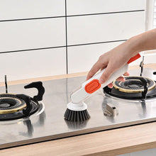 Indlæs billede til gallerivisning Multifunktionel langskaftet opvaskebørste med væskebeholder