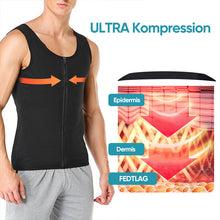 Indlæs billede til gallerivisning Kompressionsvest med lynlås