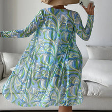 Indlæs billede til gallerivisning Tredelt bikini-sæt med tryk