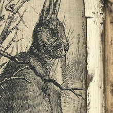 Indlæs billede til gallerivisning Kanin væg kunst Rustik bondegård indretning