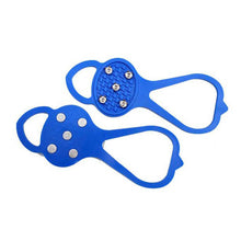 Indlæs billede til gallerivisning ☃️Skosålsunderlag til fodfæste på is- og sneoverflader med skridsikker silikone