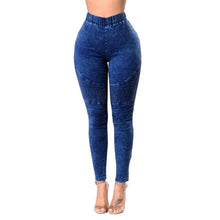 Indlæs billede til gallerivisning Elastiske højtaljede slim fit jeans